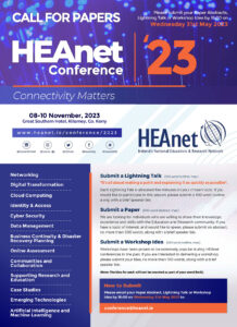 Call for Papers HEAnet Conference 2023