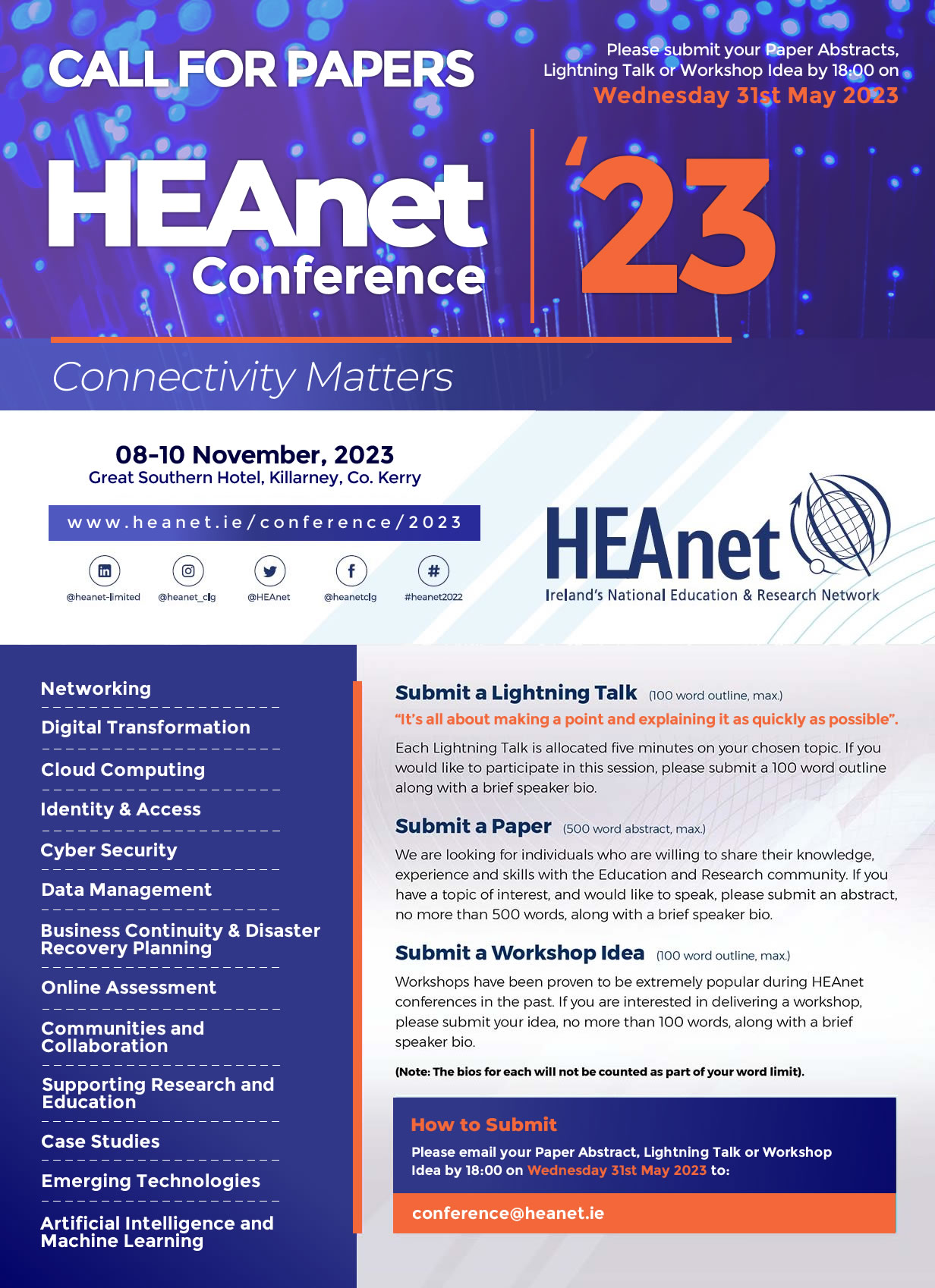 The Conference 2023 Call for Papers is now open